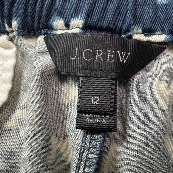 J. Crew Women's Faded Adire Shorts Size 12 - Picture 6 of 8